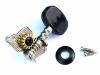 1 UKULELE GUITAR OR BANJO BOTTOM MACHINE HEAD BLACK BUTTON